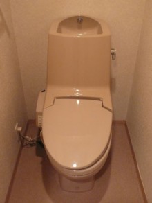 TOTO　ピュアレストQR＋アプリコットF1Aに交換